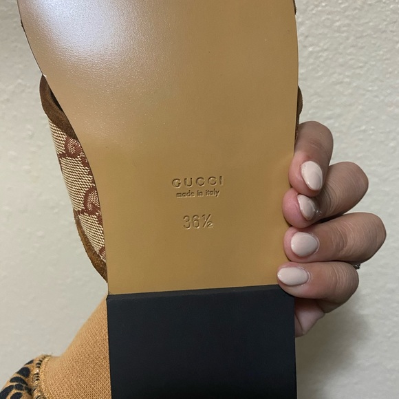 Gucci canvas slide - Picture 7 of 8